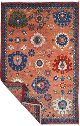 Orientmattor Dehbaft Oriental hand-knotted classic carpet, 179 x 119 cm with intricate traditional patterns.