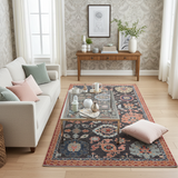 Handwoven Dehbaft Oriental rug by Orientmattor, classic 179 x 125 cm with intricate patterns and rich colors.