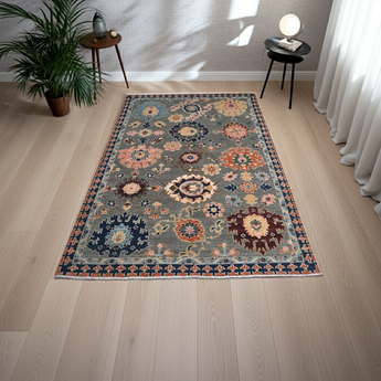 Handwoven Dehbaft Oriental classic carpet from Orientmattor, 180x121 cm, featuring intricate traditional patterns and rich colors.