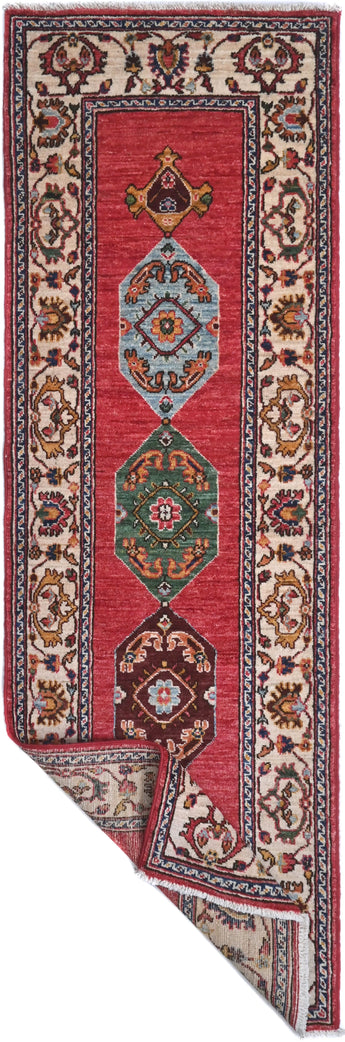 Orientmattor Handknuten Dehbaft Oriental rug, classic 181x60 cm with intricate patterns and rich colors, detailed in the image.