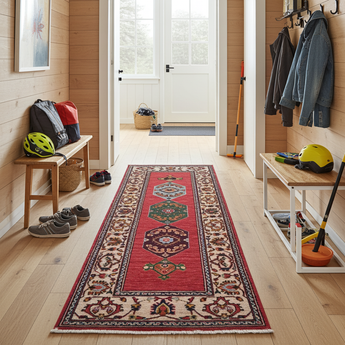 Handknuten Dehbaft Oriental rug by Orientmattor, classic 181x60 cm carpet with intricate pattern and warm tones.