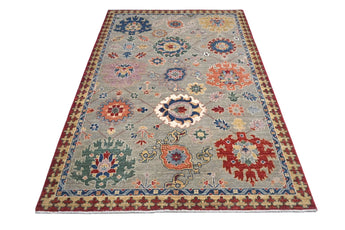 Orientmattor Handknuten Matta Dehbaft Oriental, classic carpet in beige and red tones, 184x120 cm, detailed woven design.