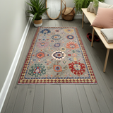 Orientmattor Handknuten Matta Dehbaft Oriental, classic 184x120 cm with intricate patterns, woven textile floor covering.