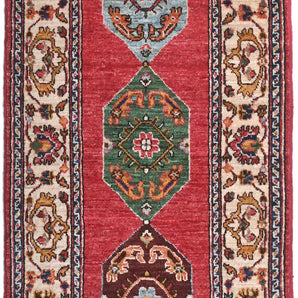 Handknuten Dehbaft Oriental carpet by Orientmattor, classic 185x60 cm with intricate patterns and rich colors.