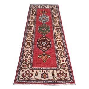 Handknuten Dehbaft Oriental handwoven carpet, 185x60 cm, classic design from Orientmattor, detailed floral patterns and rich colors.