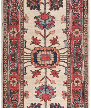 Orientmattor Handknuten Dehbaft Oriental classic rug, 239x83 cm, featuring intricate traditional patterns and rich colors.