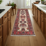 Orientmattor Handknuten Dehbaft Oriental rug, classic carpet 239x83 cm with intricate patterns and rich colors.