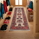 Handknuten Dehbaft Oriental carpet by Orientmattor, classic style with detailed patterns, measuring 239 x 83 cm.