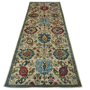 Handknuten Dehbaft Oriental rug by Orientmattor, 239x88 cm, featuring intricate traditional patterns in warm tones.