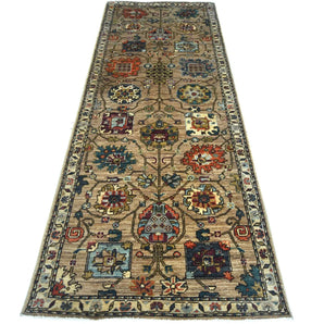 Handknuten Dehbaft Oriental rug from Orientmattor, 240x85 cm, showcasing intricate traditional design and rich colors.