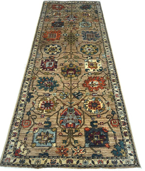 Handknuten Dehbaft Oriental rug from Orientmattor, 240x85 cm, showcasing intricate traditional design and rich colors.