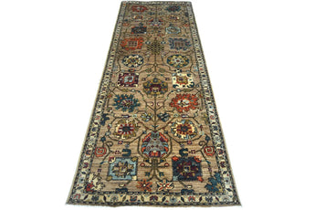 Handknuten Dehbaft Oriental rug from Orientmattor, 240x85 cm, showcasing intricate traditional design and rich colors.