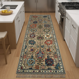 Handknuten Dehbaft Oriental rug by Orientmattor, classic carpet with intricate patterns, measuring 240 x 85 cm.