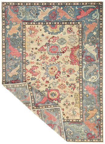 Handknuten Dehbaft Oriental carpet by Orientmattor, classic woven rug in 264x191 cm with intricate traditional patterns.