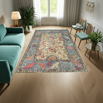 Orientmattor Handknuten Matta Dehbaft Oriental, 264x191 cm, classic carpet with intricate patterns and rich colors.