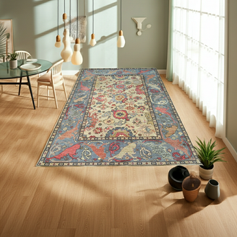 Orientmattor Handknuten Matta Dehbaft Oriental, 264x191 cm, classic woven carpet with intricate patterns and rich colors.