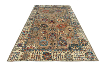 Orientmattor Handknuten Dehbaft Oriental carpet, classic design, 276 x 180 cm with intricate patterns and rich colors.