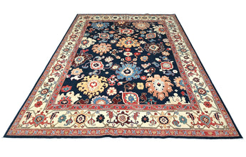 Orientmattor Handknuten Matta Dehbaft Oriental, classic carpet, 298x248 cm with intricate traditional patterns.
