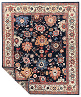 Orientmattor Dehbaft Oriental handknuten matta, 298x248 cm, with intricate classic carpet design, detailed patterns and rich colors.