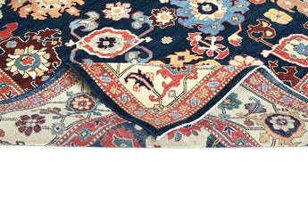 Orientmattor Dehbaft Oriental handknuten matta, 298x248 cm, classic design with intricate patterns and rich colors.