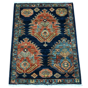 Handknuten Matta Dehbaft Oriental 89 x 63 cm Nr. 65600 - Orientmattor