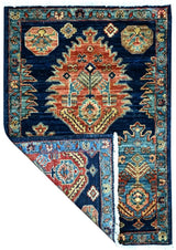 Handknuten Matta Dehbaft Oriental 89 x 63 cm Nr. 65600 - Orientmattor