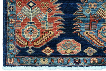 Handknuten Matta Dehbaft Oriental 89 x 63 cm Nr. 65600 - Orientmattor