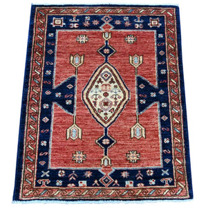 Handknuten Matta Dehbaft Oriental 90 x 64 cm Nr. 65598 - Orientmattor