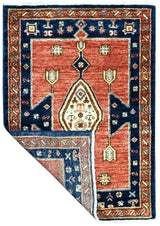 Handknuten Matta Dehbaft Oriental 90 x 64 cm Nr. 65598 - Orientmattor