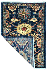 Handknuten Matta Dehbaft Oriental 96 x 65 cm Nr. 65601 - Orientmattor