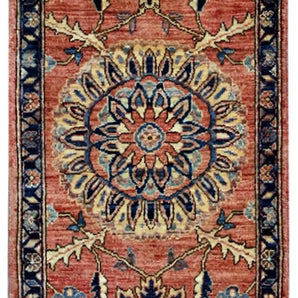 Handknuten Matta Dehbaft Oriental 97 x 63 cm Nr. 65604 - Orientmattor