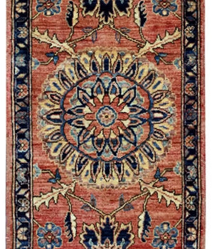 Handknuten Matta Dehbaft Oriental 97 x 63 cm Nr. 65604 - Orientmattor