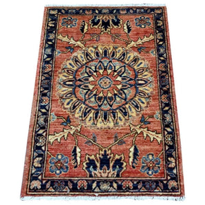 Handknuten Matta Dehbaft Oriental 97 x 63 cm Nr. 65604 - Orientmattor