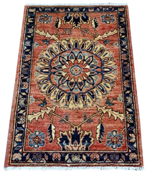 Handknuten Matta Dehbaft Oriental 97 x 63 cm Nr. 65604 - Orientmattor