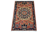 Handknuten Matta Dehbaft Oriental 97 x 63 cm Nr. 65604 - Orientmattor