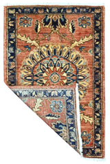 Handknuten Matta Dehbaft Oriental 97 x 63 cm Nr. 65604 - Orientmattor