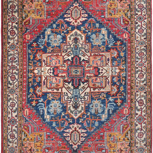 Orientmattor Handknuten Farahan Oriental rug, 201x150 cm, classic patterned carpet with intricate design and rich colors.