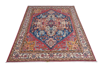 Handknuten Farahan Oriental rug, 201x150 cm, classic carpet by Orientmattor with intricate traditional patterns.