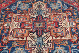Orientmattor handknuten Farahan Oriental rug, classic 201x150 cm with intricate patterns and rich colors.