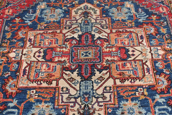 Orientmattor handknuten Farahan Oriental rug, classic 201x150 cm with intricate patterns and rich colors.