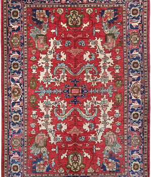 Orientmattor Handknuten Farahan Oriental rug, 274x183 cm, classic carpet with intricate patterns and rich colors.