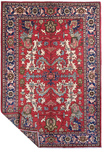 Orientmattor Handknuten Farahan Oriental carpet, 274 x 183 cm, classic design with intricate patterns and rich colors.