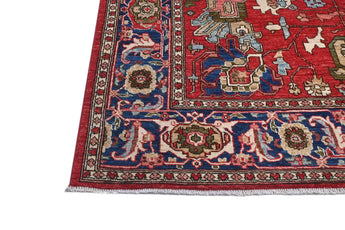 Orientmattor handknuten Farahan Oriental carpet, 274 x 183 cm, showcasing intricate traditional patterns and rich colors.