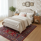 Handknuten Farahan Oriental rug with intricate patterns, measuring 274x183 cm, from Orientmattor's classic carpet collection.