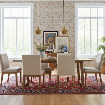Orientmattor handknuten Farahan oriental rug, classic carpet with intricate patterns, measuring 274 x 183 cm.