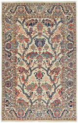 Orientmattor handknuten Farahan Oriental carpet, 286x181 cm, showcasing intricate patterns and rich traditional design.
