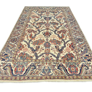 Orientmattor Handknuten Farahan Oriental rug, 286x181 cm, classic carpet with intricate patterns and rich colors.