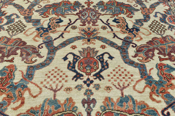 Orientmattor handknuten Farahan Oriental carpet, 286x181 cm, featuring intricate traditional patterns and rich colors.