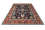 Handwoven Farahan Oriental rug from Orientmattor, classic carpet with intricate patterns, measuring 294 x 244 cm.