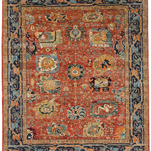 Handknuten Farahan Oriental rug, 301x249 cm, featuring intricate traditional patterns, from Orientmattor.